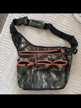 Diaper Dude Camo Dads Men Unisex Crossbody Messenger Multi-Pocket Diaper Bag